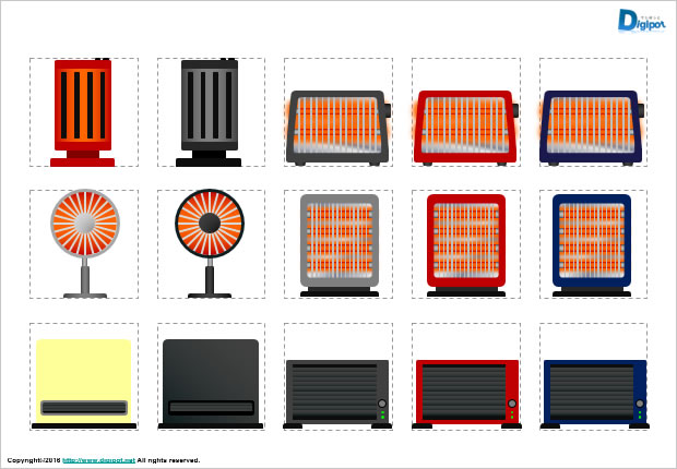 暖房器具のイラスト画像2