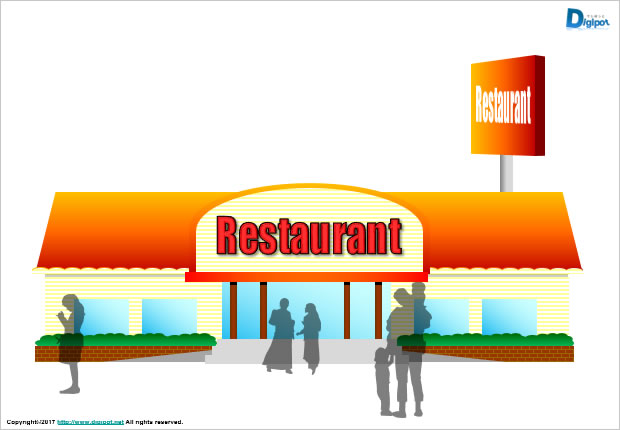 レストランの背景イメージ