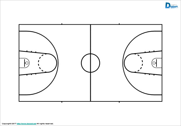 バスケットボールコート図2