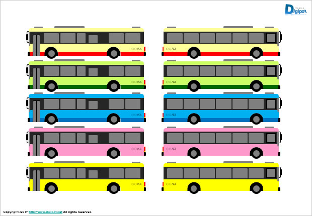 路線バスのイラスト画像2