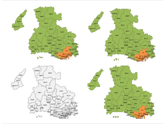 兵庫県の地図 画像 フリー素材 無料素材のdigipot