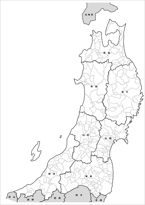 東北７県地図画像2