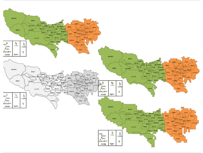 東京都の地図画像