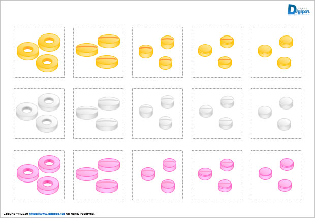 薬の錠剤のイラスト画像3