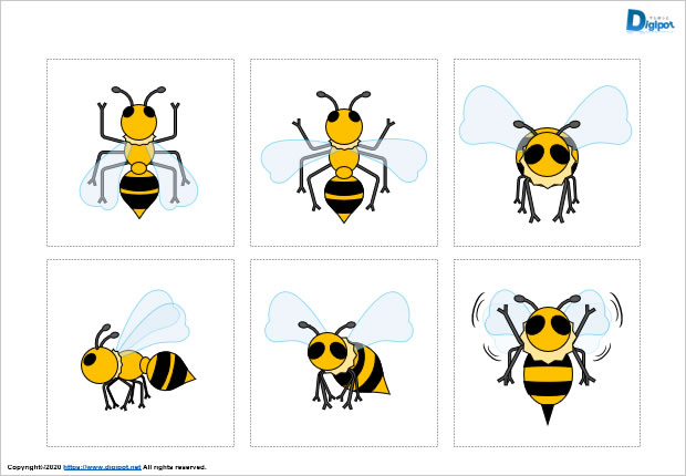 働くハチ 社畜バチのイラスト パワーポイント Png形式画像 フリー素材 無料素材のdigipot