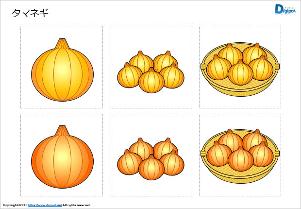 タマネギのイラスト画像