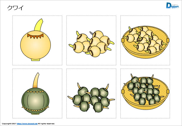 クワイのイラスト画像