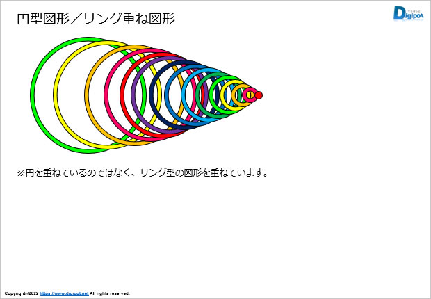 円型図形/リング重ね図形画像3