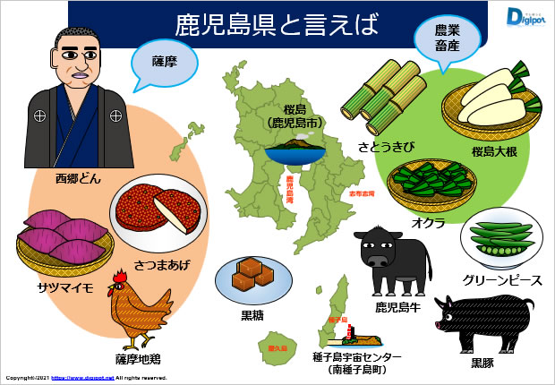 鹿児島県と聞いてイメージする資料サンプル画像