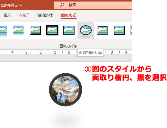 トリミングの方法説明画像2