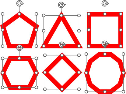 パワポで図形の角を丸くする方法の説明画像1