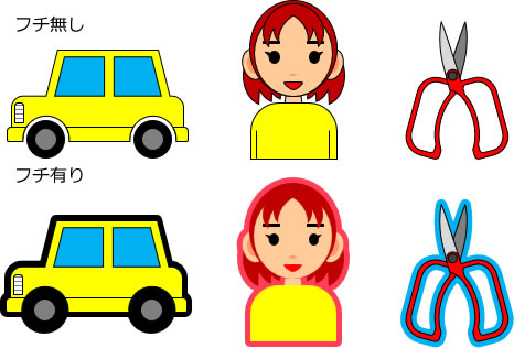 パワポで作成したイラストに縁取りを入れる方法の説明画像6