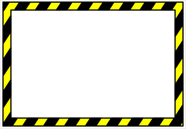 黄色と黒の警戒枠画像3