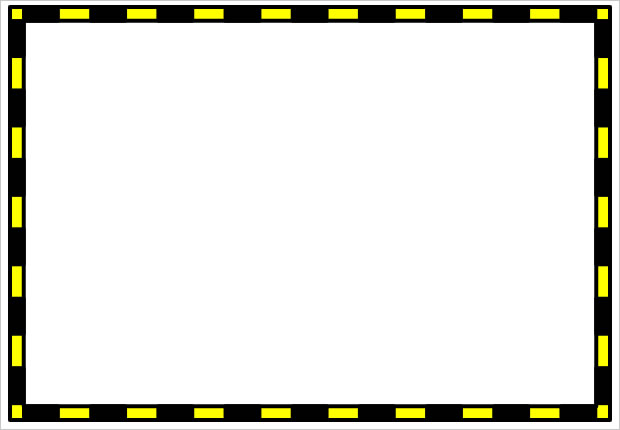 黄色と黒の警戒枠画像7