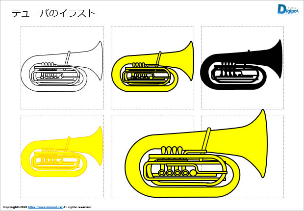 テューバのイラスト画像