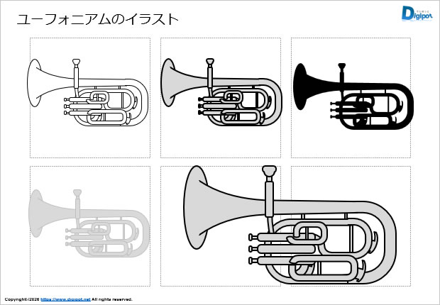 ユーフォニアムのイラスト画像