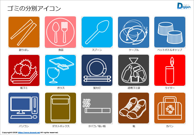 ゴミの分別マーク画像3