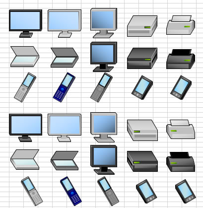 システム構成図作成用素材画像3