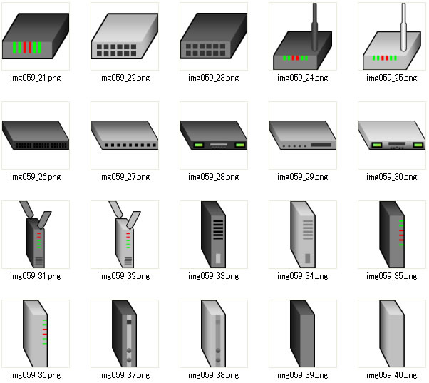 システム構成図作成用素材2
