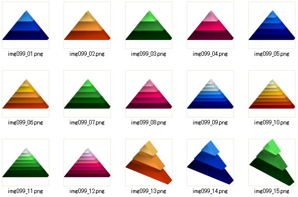 ピラミッド図形 イラスト画像フリー素材 フリー素材 無料素材のdigipot