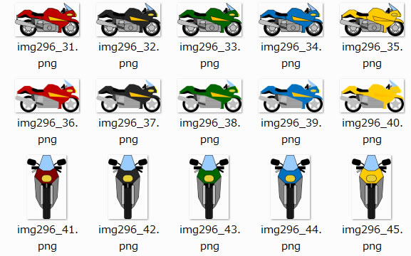 バイク オートバイ 原付のイラスト Png形式画像 フリー素材 無料素材のdigipot