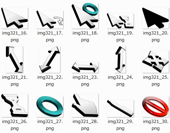 マウスポインター 素材 フリー