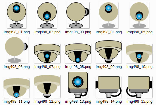 監視カメラのイラスト Png形式画像 フリー素材 無料素材のdigipot