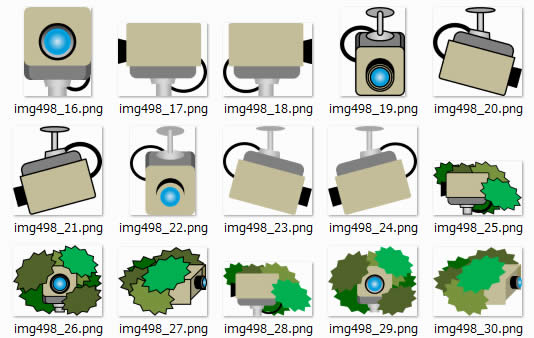 監視カメラのイラスト Png形式画像 フリー素材 無料素材のdigipot