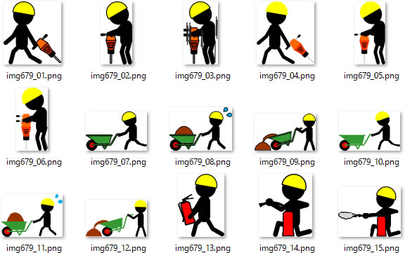 最高のコレクション 作業員 イラスト エクセル 無料