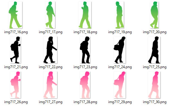 歩いている男性のシルエット Png形式画像 フリー素材 無料素材のdigipot