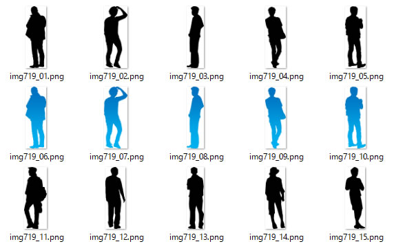 立っている男性のシルエット 画像 フリー素材 無料素材のdigipot