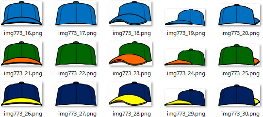 野球帽のイラスト Png形式画像 フリー素材 無料素材のdigipot