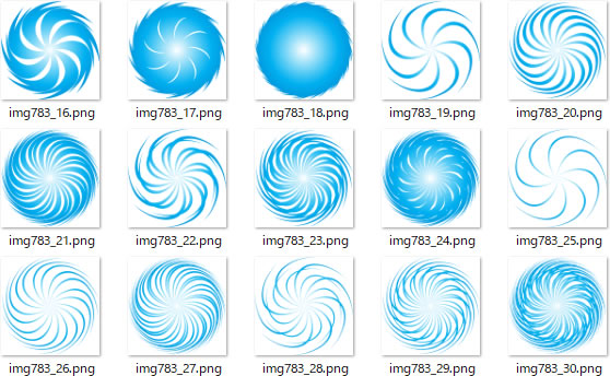 台風うずまき模様 Png形式画像 フリー素材 無料素材のdigipot