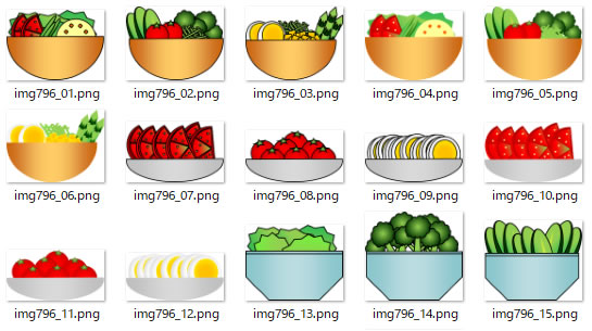 サラダのイラスト 画像 フリー素材 無料素材のdigipot