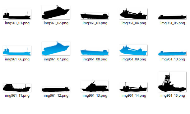 タンカー 客船 運搬船のシルエット 画像 フリー素材 無料素材のdigipot