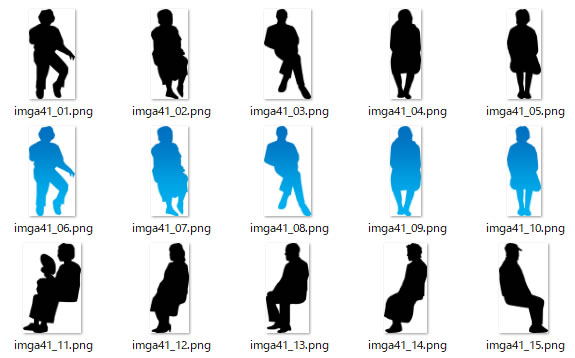 イスに座っている人のシルエット 画像 フリー素材 無料素材のdigipot