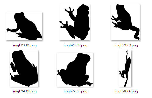 カエルのシルエット Png形式画像 フリー素材 無料素材のdigipot
