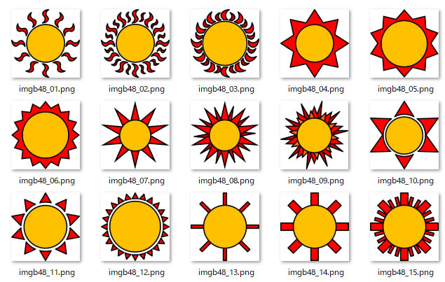 太陽のイラスト 画像 フリー素材 無料素材のdigipot