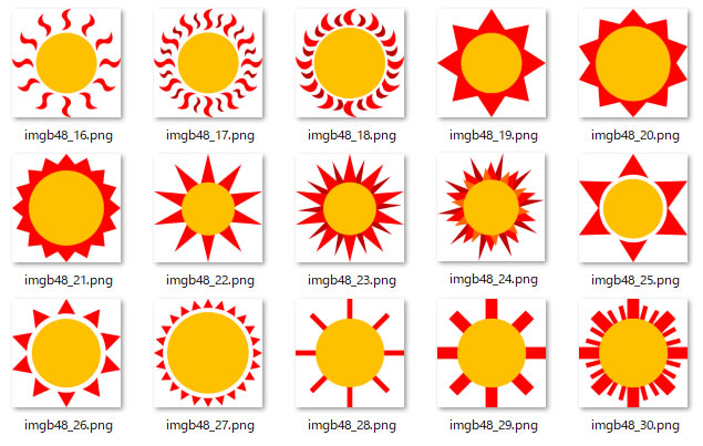 太陽のイラスト 画像 フリー素材 無料素材のdigipot