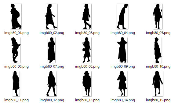 スカート姿の女性のシルエット Png形式画像 フリー素材 無料素材のdigipot