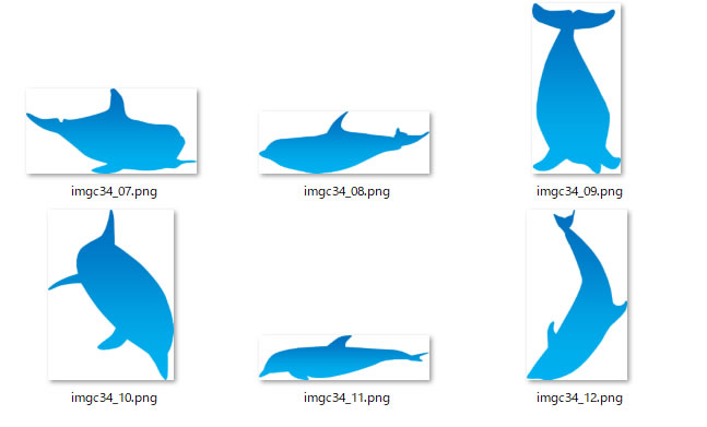 イルカのシルエット イラスト画像 フリー素材 無料素材のdigipot