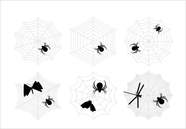 蜘蛛の巣図形画像2