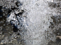 水の泡の写真画像