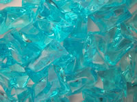 キラキラのプラスチック樹脂の写真画像