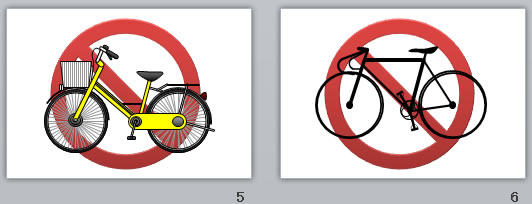 駐輪禁止の貼り紙画像