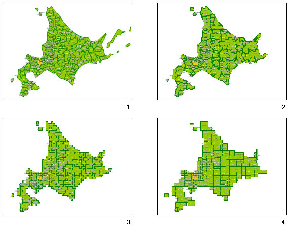 北海道の地図画像