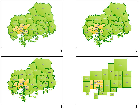広島県地図 A3サイズ パワーポイント フリー素材 無料素材のdigipot