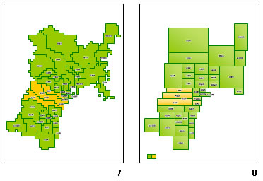 宮城県の地図画像