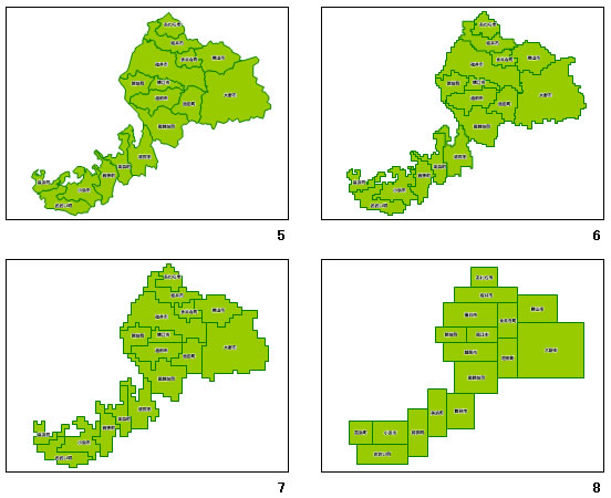 福井県の地図画像