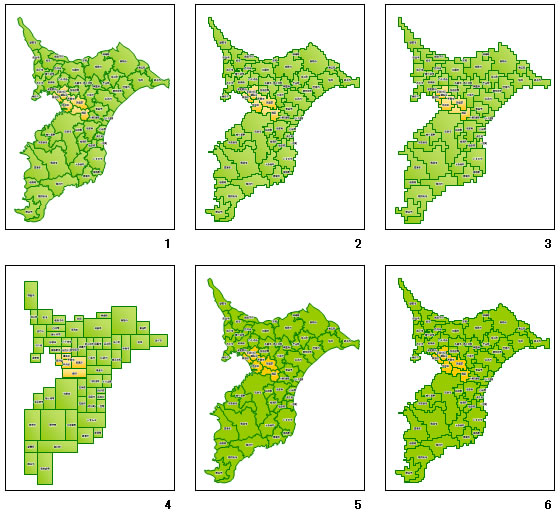 千葉県の地図画像